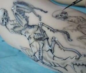 doll tattoos by artist Follow the Wind on DOA
