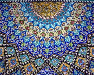 roof dome tile mosaic