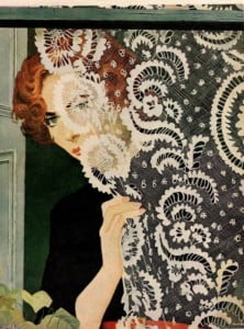 Lace Curtain, painting by Coby Whitmore